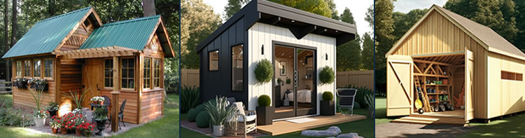 modern sheds